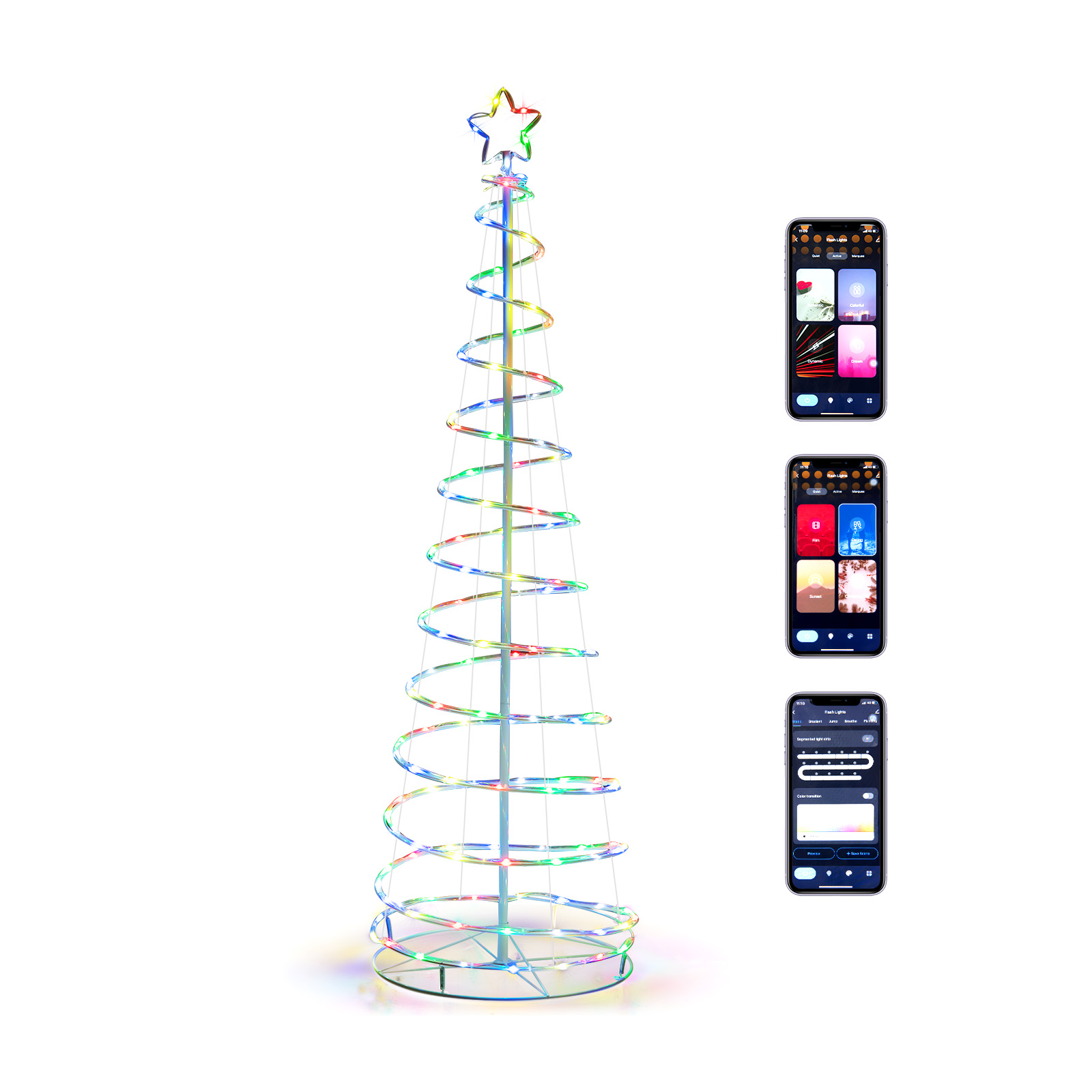 6FT Light Up Spiral Christmas  - Up Lighting Decor ulasan dan harga