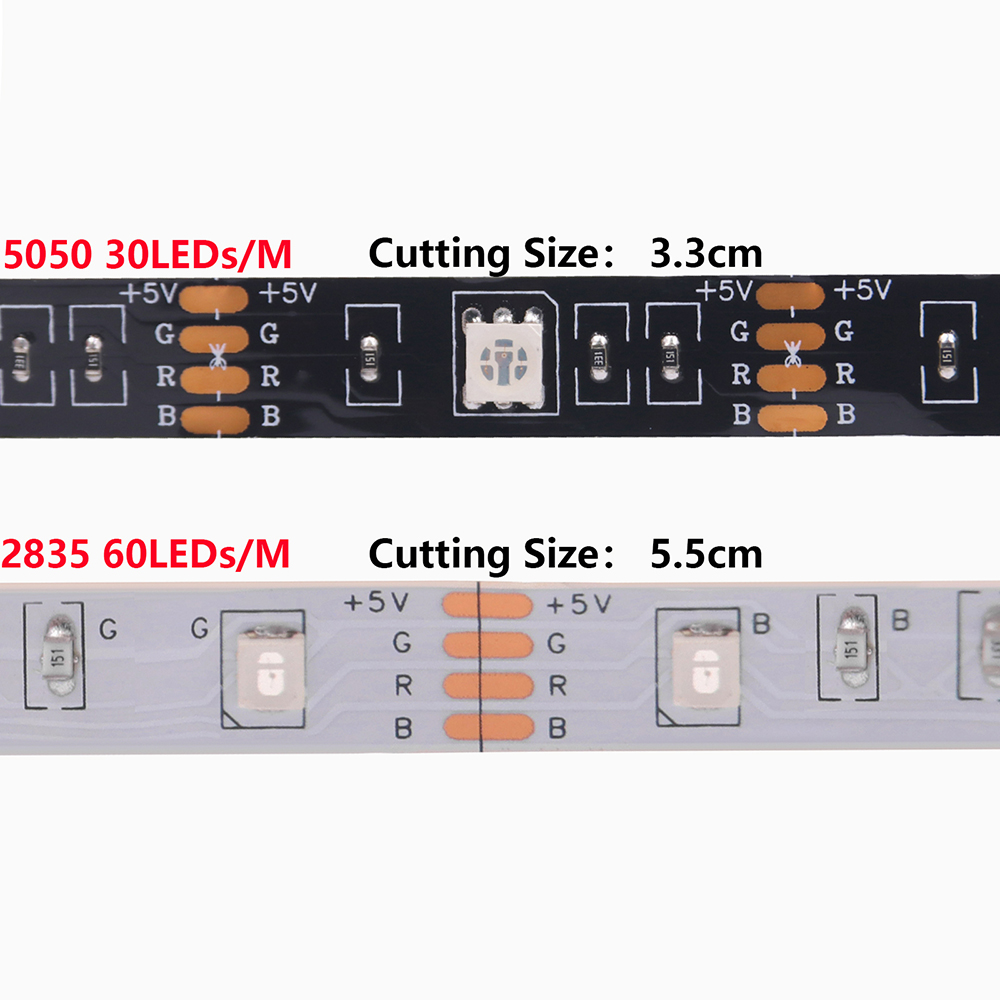 DC 5V 5050 RGB Strip LED Light - Lighting Decor Bedroom ulasan dan harga